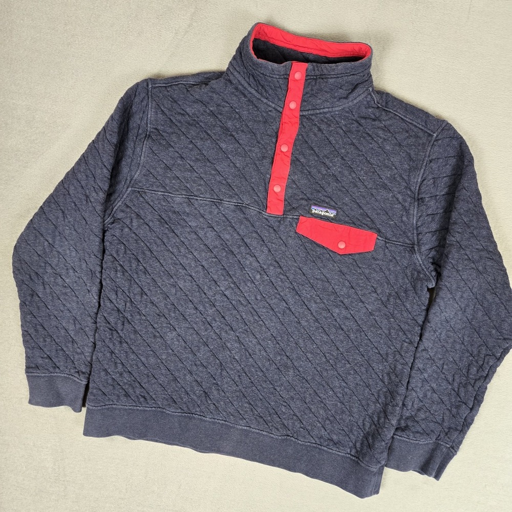 Patagonia Snap-T Pullover Mens XL Organic Cotton Quilted Outdoor Hiking *READ